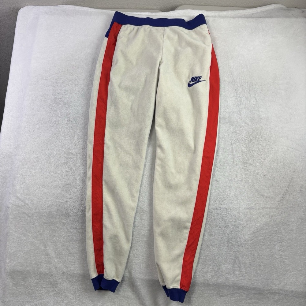 Nike Fleece Sherpa Jogger Beige Sweatpants Activewear Athletic Men's Small